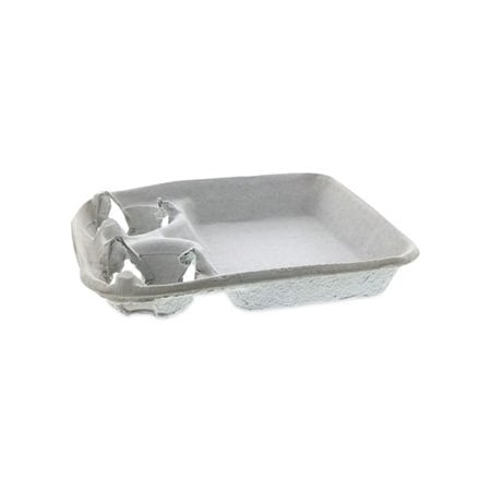 Pactivcorp Pactiv, EARTHCHOICE TWO-CUP CARRIER WITH FOOD TRAY, 8-24 OZ, TWO CUPS, 200PK YM527535